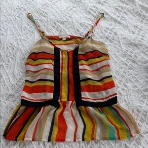 Giani Bernini Multicolor Striped Spaghetti Strap Camisole